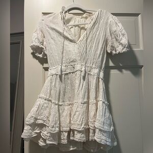 We’re all pretty girls white cute preppy dress
